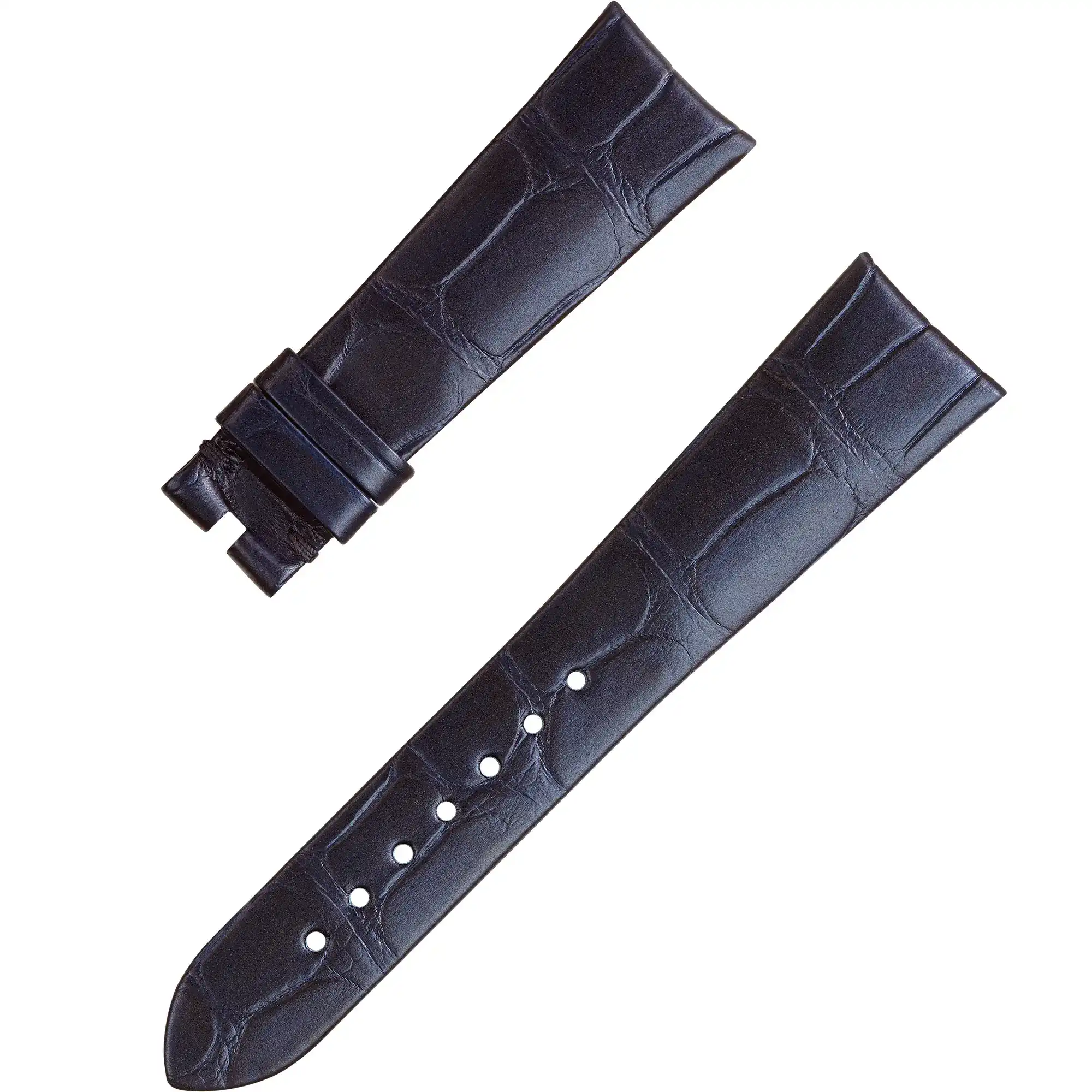 omega two piece blue alligator leather strap 032CUZ009876 deb748