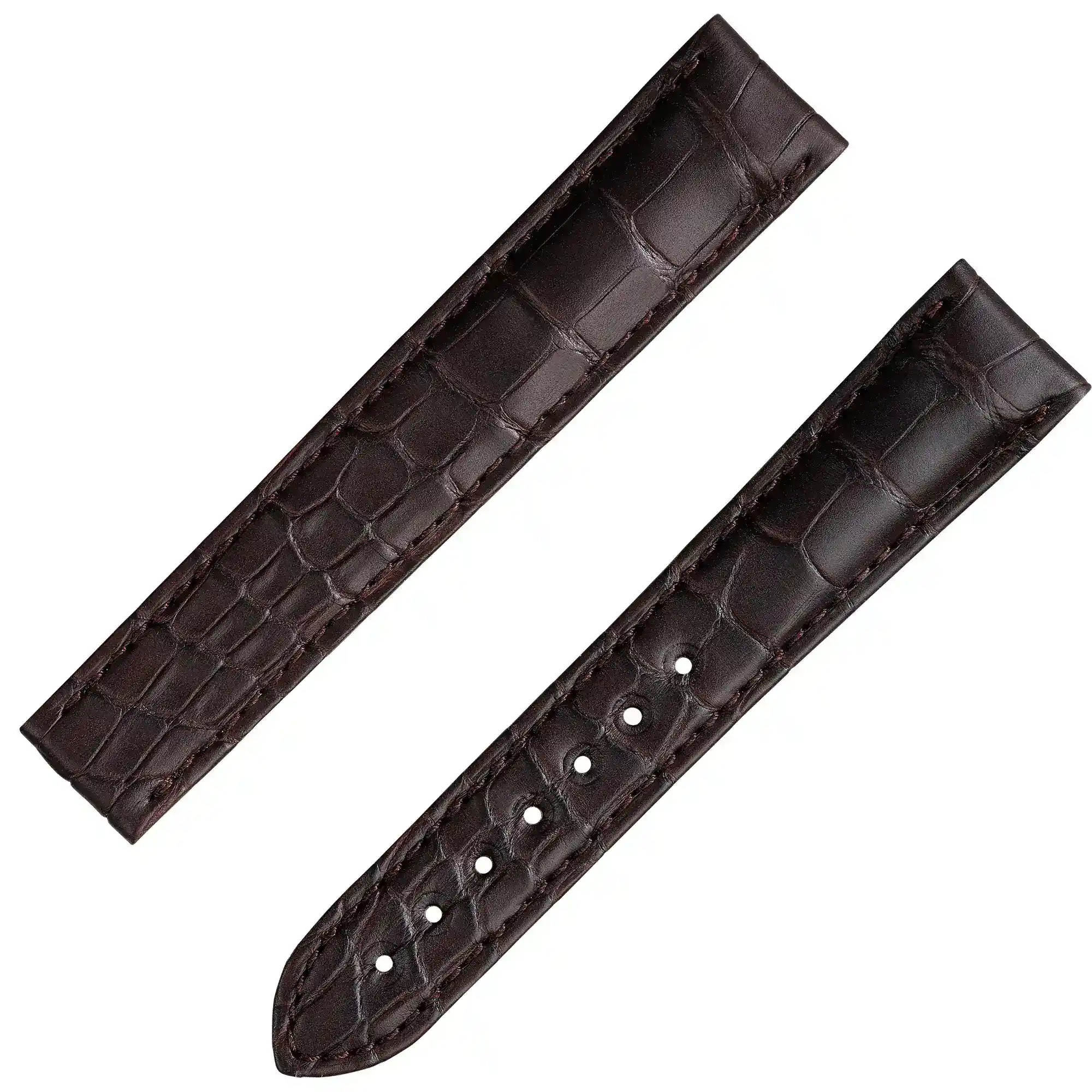 omega two piece brown alligator leather strap 98000275 f199f2