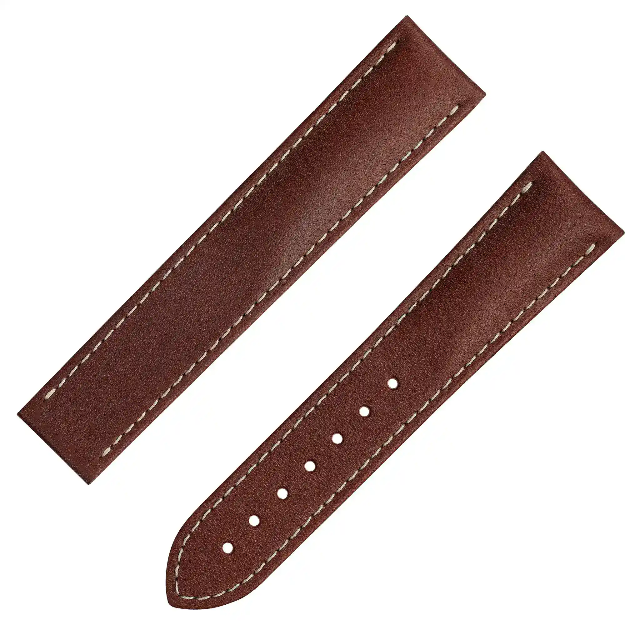 omega two piece brown leather strap 032CUZ006728 7dcba3