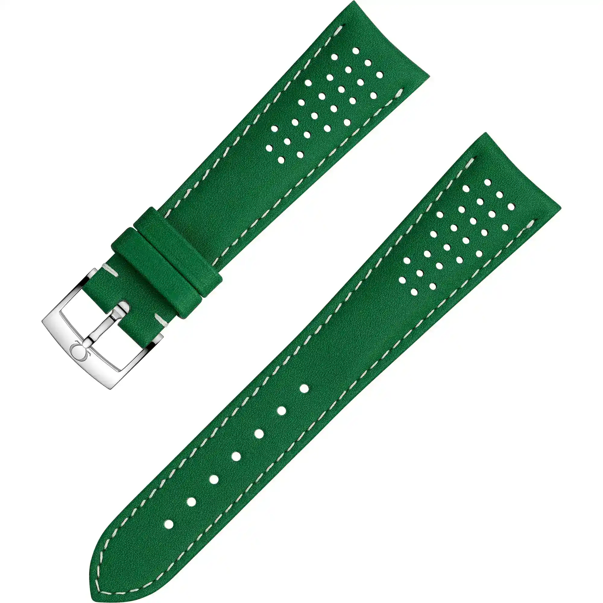 omega two piece green leather strap 032CUZ010023 94511602 82d144