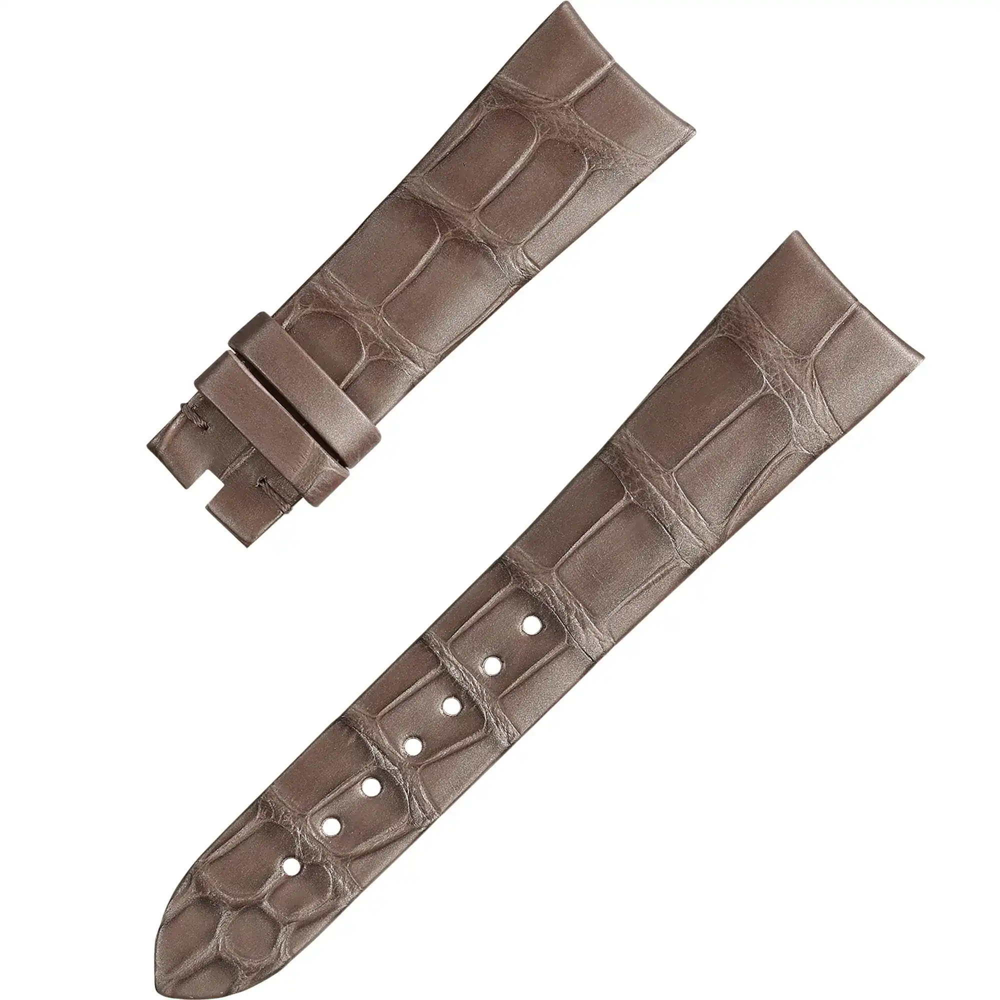 omega two piece taupe brown alligator strap 032CUZ009386 4d2e81