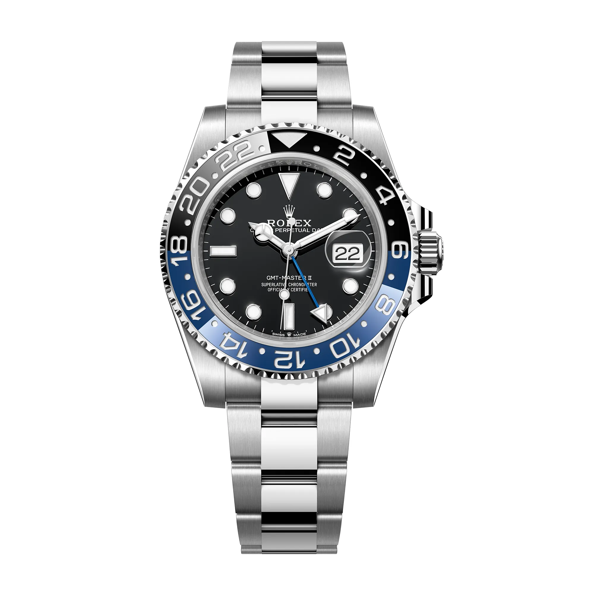 Rolex New GMT-Master II Batman 126710BLNR Blue/Black