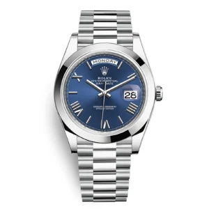 Fake Rolex Replica Watch Day Date 228206 0015 Bright blue 1600A