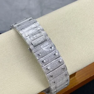 bust down cartier iced out watch wsxc1735231694530 7