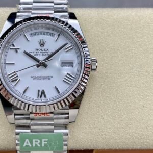replica rolex watch day date 40 president white gold m228236 0010 arf wsxc1736166318851 0