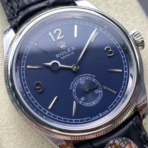 rolex 1908 52509 39mm steel leather strap arabic numerals blue dial wsxc1736182980720 1