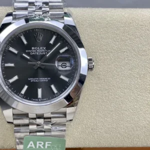 super clone rolex replica datejust 41 stainless steel m126300 0008 arf wsxc1736173443821 0