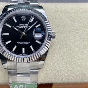 super clone rolex replica datejust 41 stainless steel m126334 0017 arf wsxc1736173988167 0