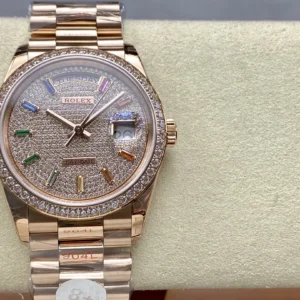 super clone rolex replica watch day date 36mm m128345rbr 0042 8plus wsxc1736160528262 1