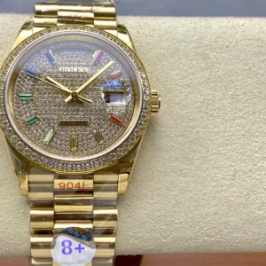 super clone rolex replica watch day date 36mm m128398tbr 0012 8plus wsxc1736160671078 1